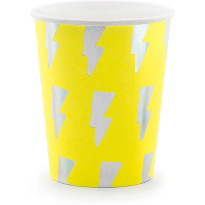 Стакан бумажный "Electric Holo", 6 шт, 260 мл