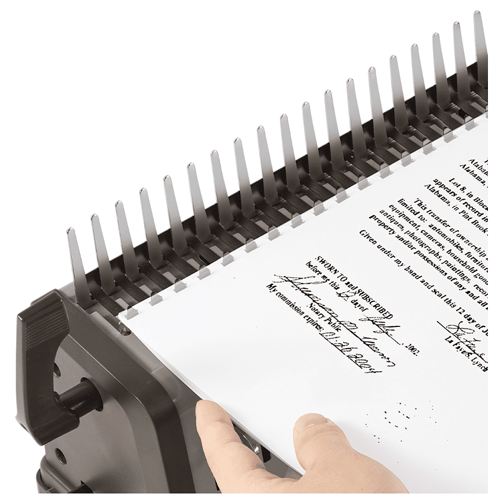 Перфобиндер Deli Plastic Binder "T313" - 2