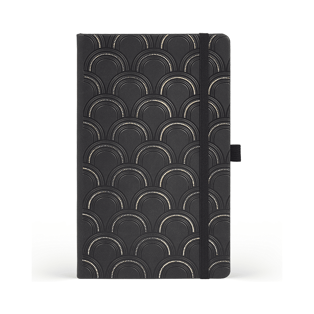 Блокнот Castelli Milano "Art Deco Gold", А5, 96 листов, линейка, черный, золотой - 2