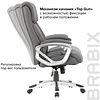 Кресло для руководителя BRABIX PREMIUM "Level EX-527", экокожа, серый, пластик  - 17