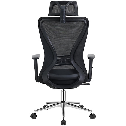 Кресло для руководителя EVERPROF "Joy", сетчатая ткань, металл, черный - 4