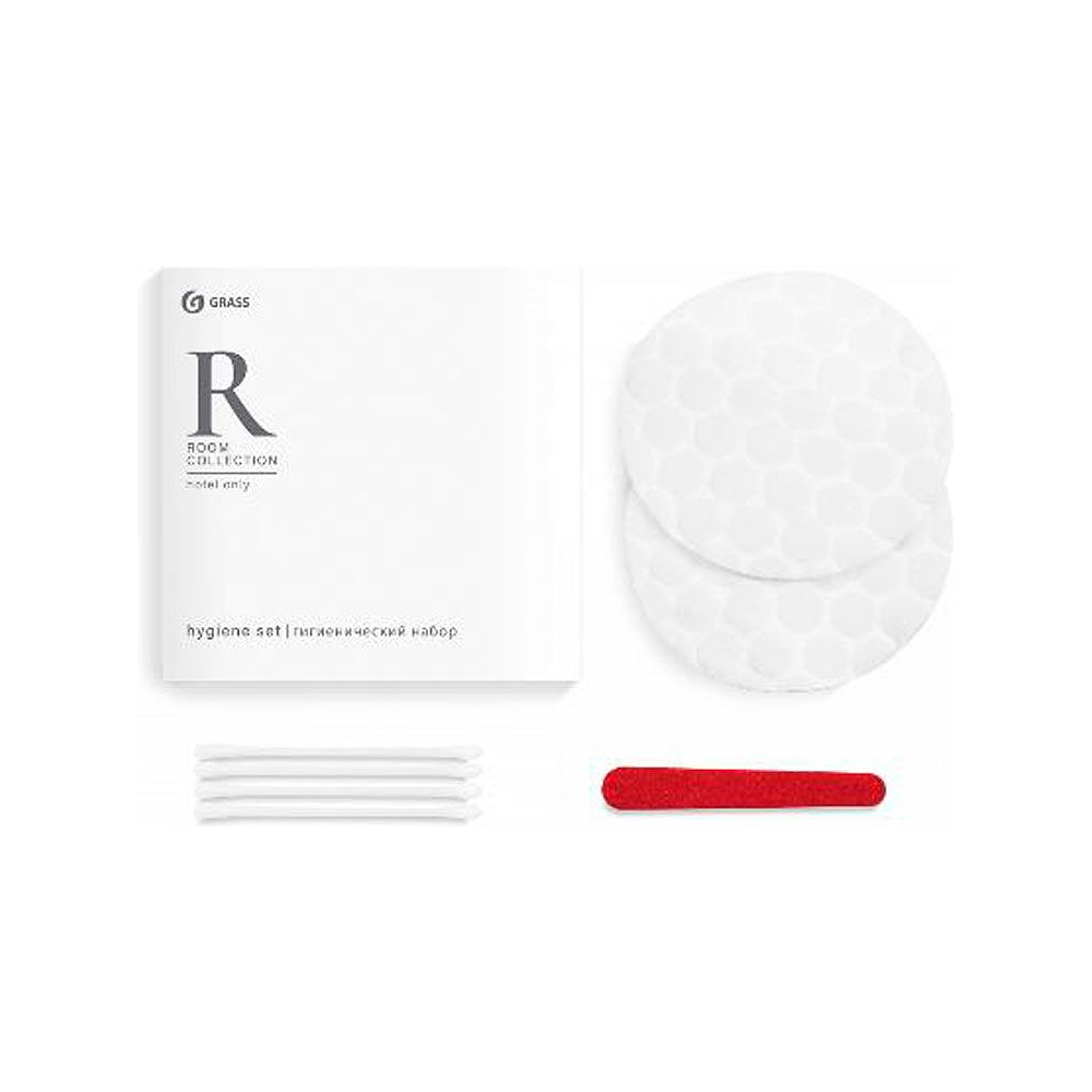 Набор гигиенический "Room" (ватные палочки + ватные диски + пилочка)
