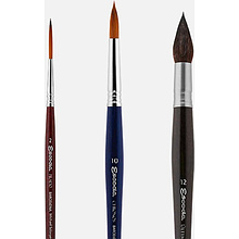 Набор кистей "Escoda. Set 1. Michael Solovyev", 3 шт