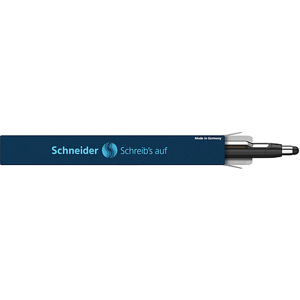 Ручка шариковая автоматическая "Schneider Epsilon Touch", черный, золотой, стерж. синий - 4