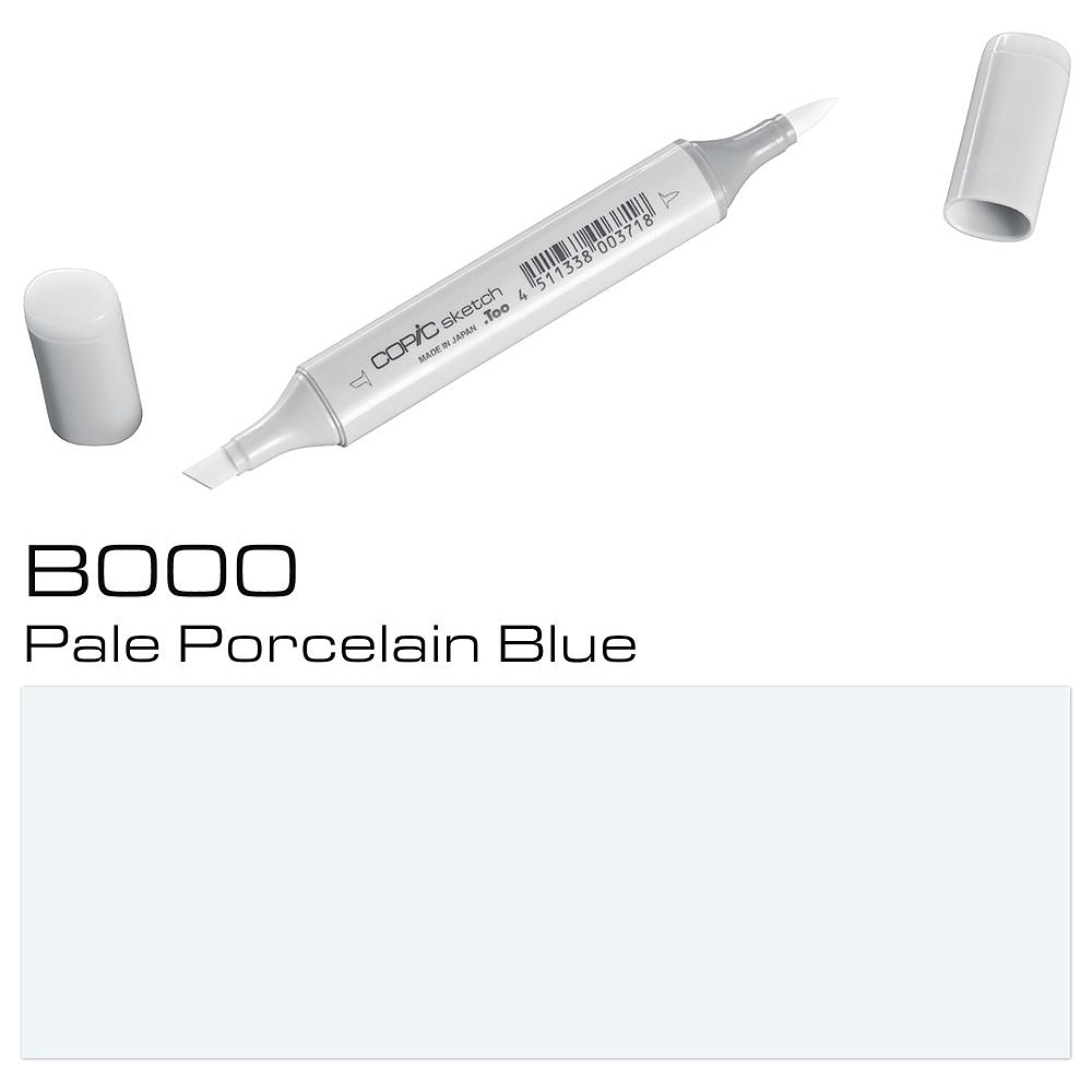 Маркер перманентный "Copic Sketch", B-000 бледно-фарфоровый синий