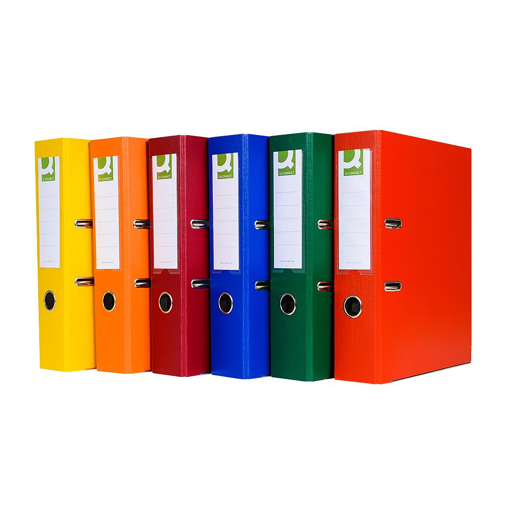 Папка-регистратор "Q-Connect ПВХ Эко", A4, 75 мм, желтый - 3