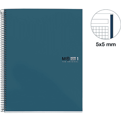 Тетрадь Miquelrius "Ocean", А4, 80 листов, клетка, синий - 2