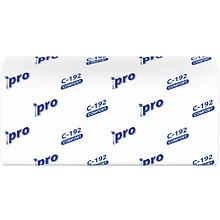 Полотенца бумажные PROtissue V - сложение 250 листов, 1 слой, 100% целлюлоза