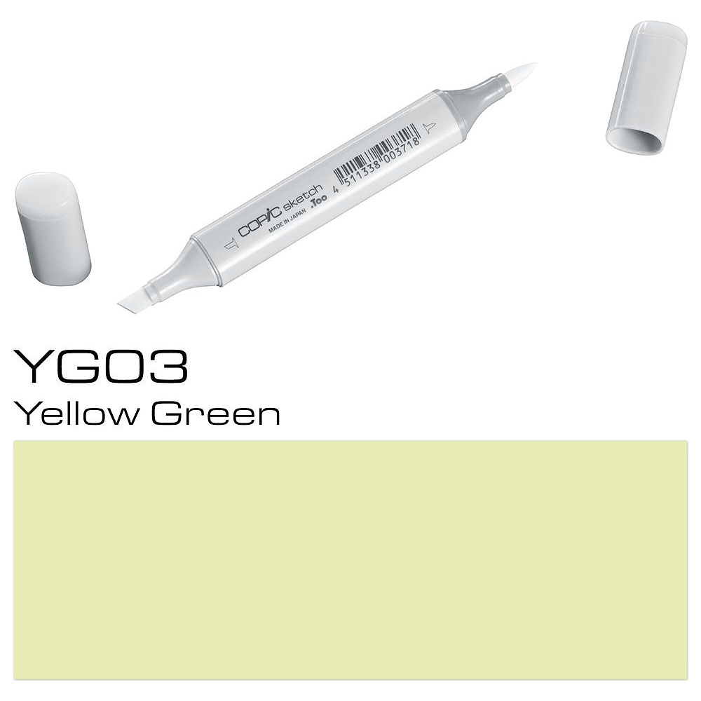Маркер перманентный "Copic Sketch", YG-03 желто-зеленый