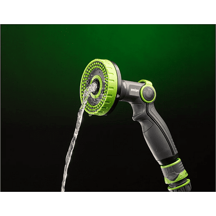 Пистолет-распылитель Amigo Grande 79401, 2/4", 6 фунций, пластик, серый, зеленый - 5