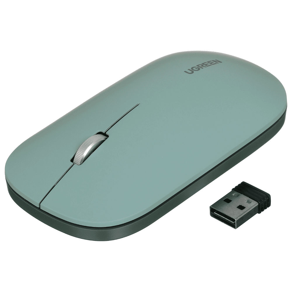 Мышь Ugreen MU001/90374, беспроводная, зеленый - 6