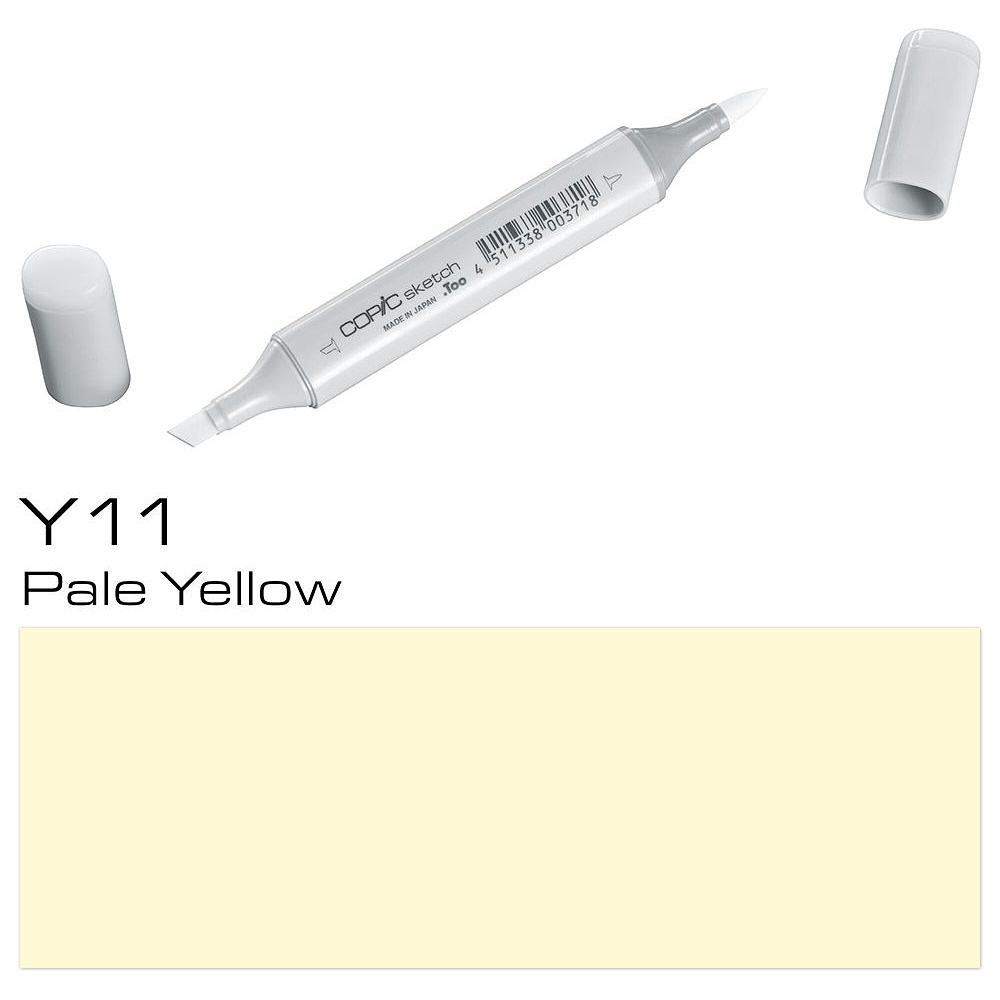 Маркер перманентный "Copic Sketch", Y-11 бледный желтый
