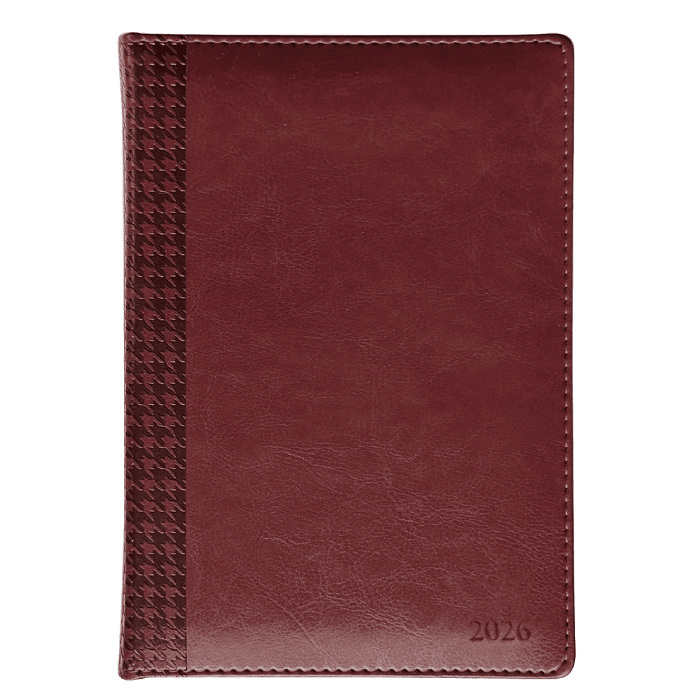 Ежедневник датированный "Lozanna", А5, 352 страницы, бордовый, 2026