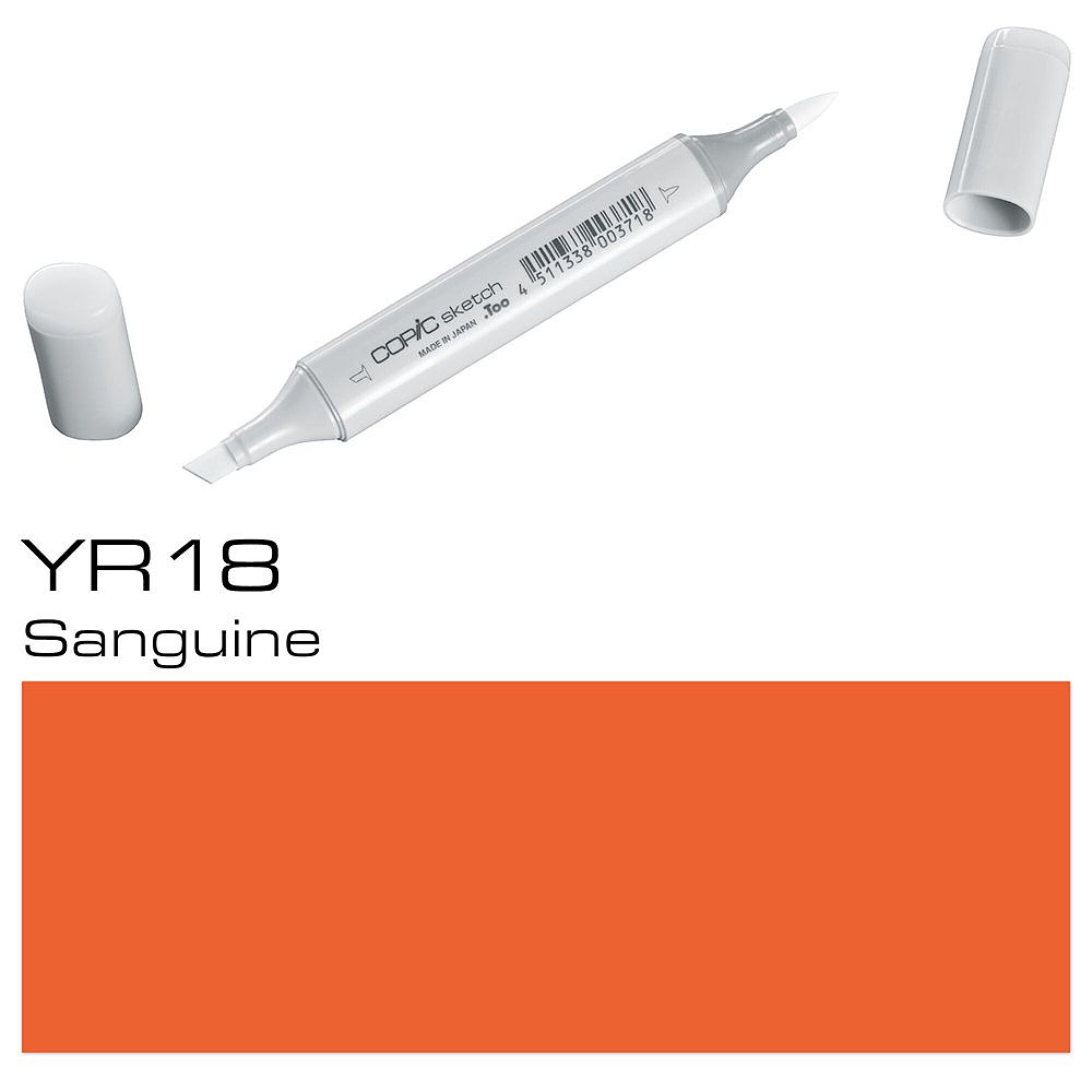 Маркер перманентный "Copic Sketch", YR-18 румяновый