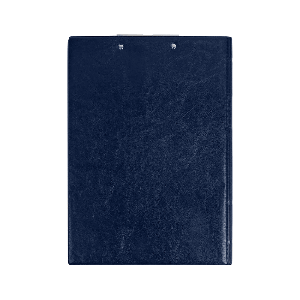 Планшет открывающийся с зажимом, A4, винил, синий - 2