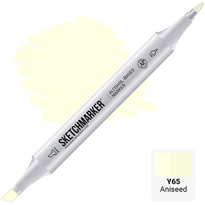 Маркер художественный "Brushmarker", двухсторонний, Y65 анис