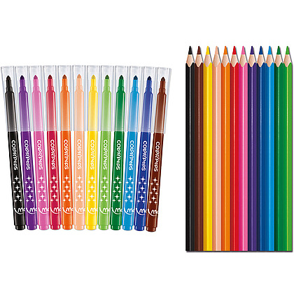 Пенал Maped "Colorpeps", 1 отделение, с наполнением, белый, синий, -50% - 4