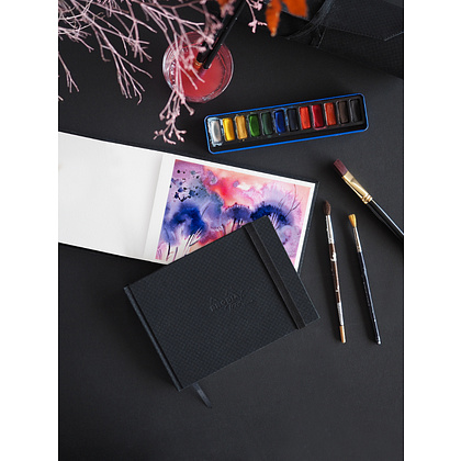 Скетчбук "Rhodia Touch", 300 г/м2, 21x21 см, 20 листов, черный - 3