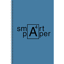 Тетрадь "Smart paper. No 1", А4, 80 листов, клетка, синий