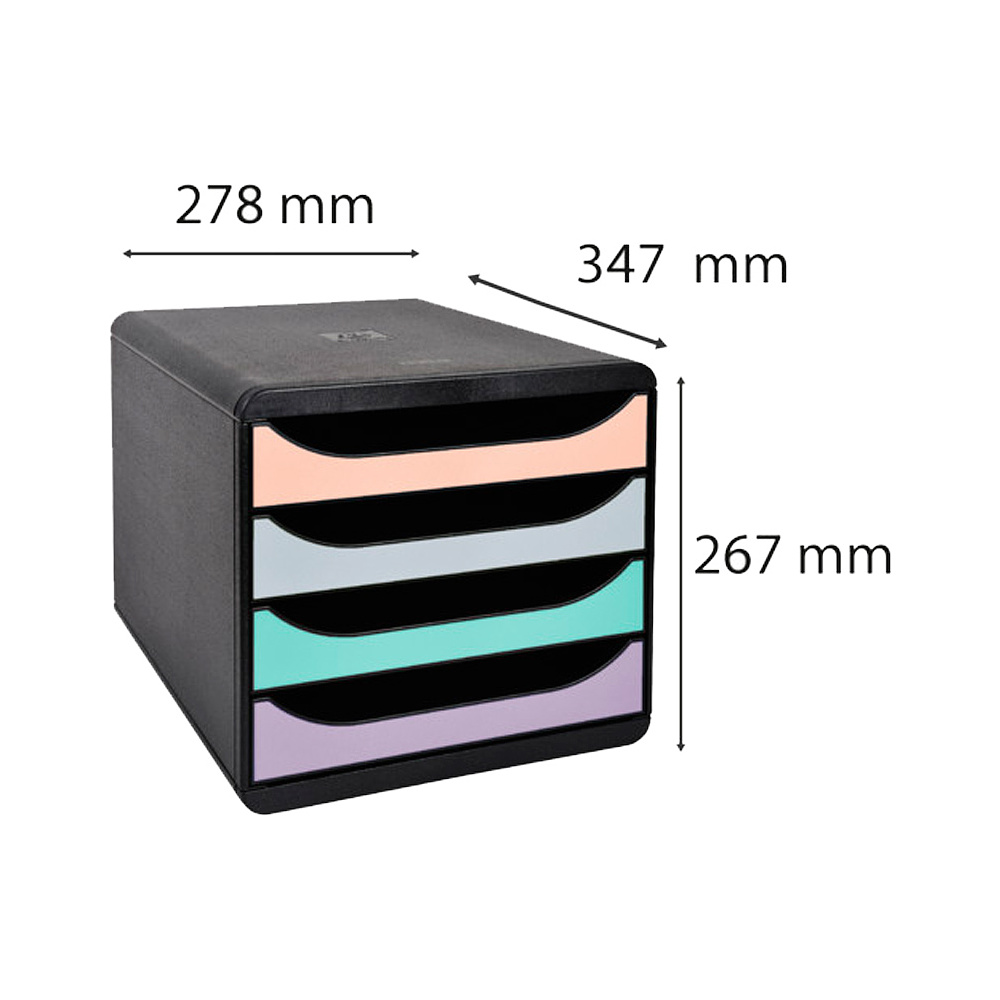 Блок из 4-х лотков закрытый "Aquarel" - 3