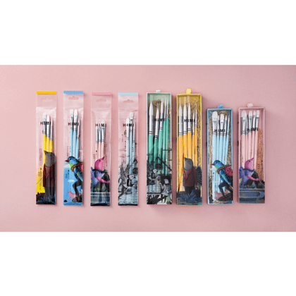 Набор кистей для рисования "Himi Miya Little Bird", синтетика, 5 шт - 8