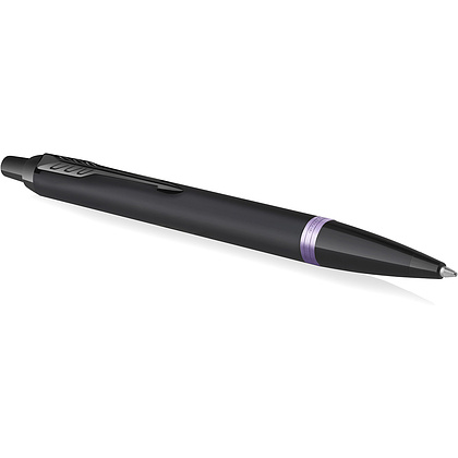 Ручка шариковая автоматическая Parker "IM Vibrant Rings K315", 0,7 мм, черный, фиолетовый, стерж. синий - 5