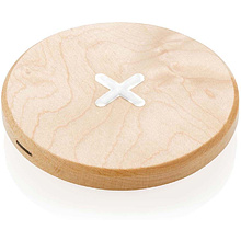 Зарядное устройство (индуктивное) "Wood" беспроводное, коричневый
