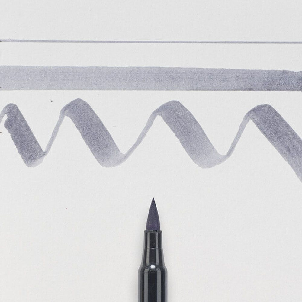 Маркер акварельный "Koi Color Brush", холодный серый - 2