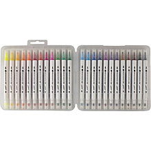 Маркеры "Я-Художник!", набор, 24 цвета, двусторонние