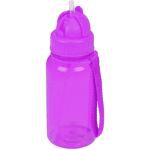 Бутылка для воды "Kidz", 500 мл, прозрачный, фиолетовый
