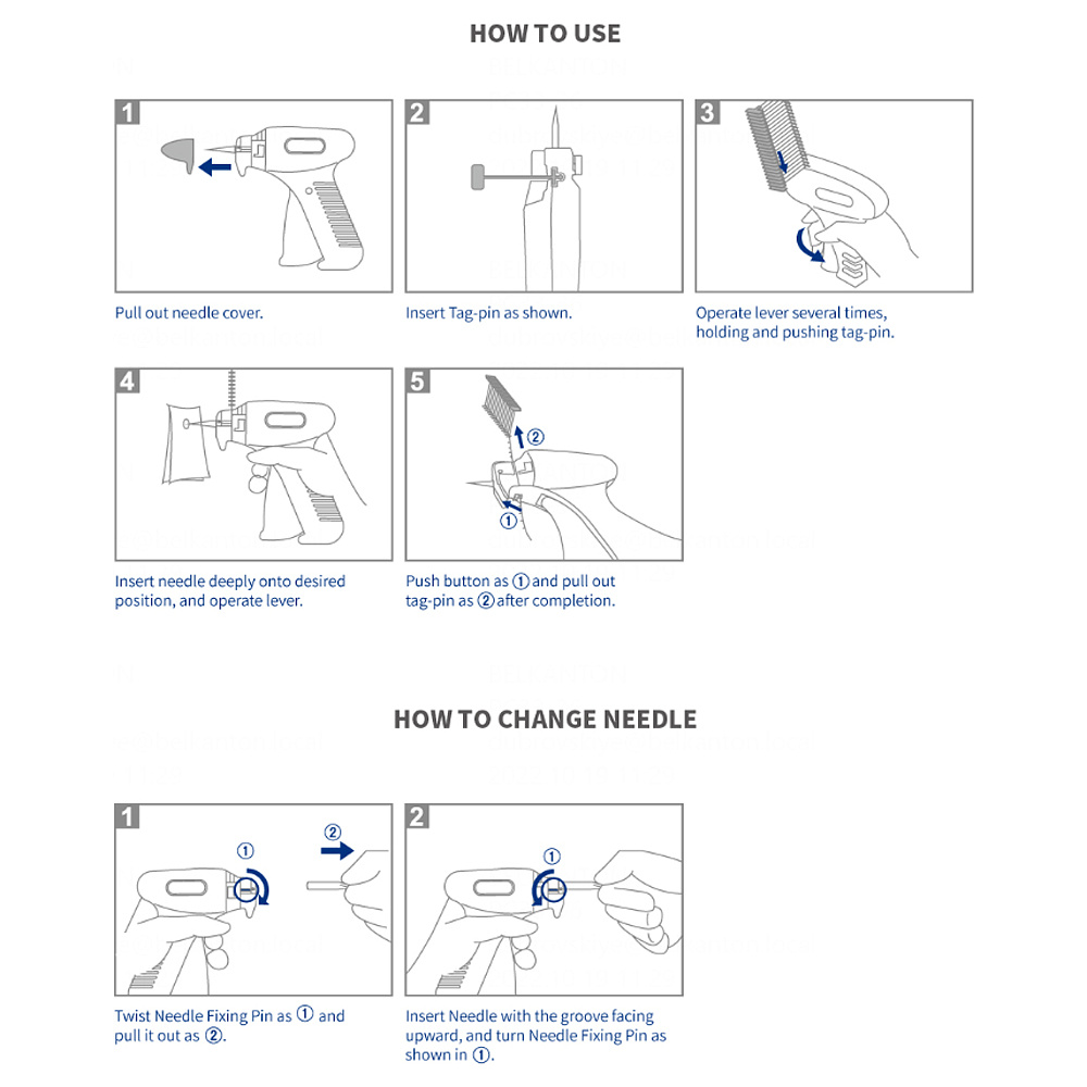 Пистолет-маркиратор игловой "МТХ-05R", стандартная игла - 3