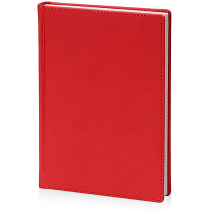 Ежедневник недатированный "Velvet", А5, 272 страницы, красный