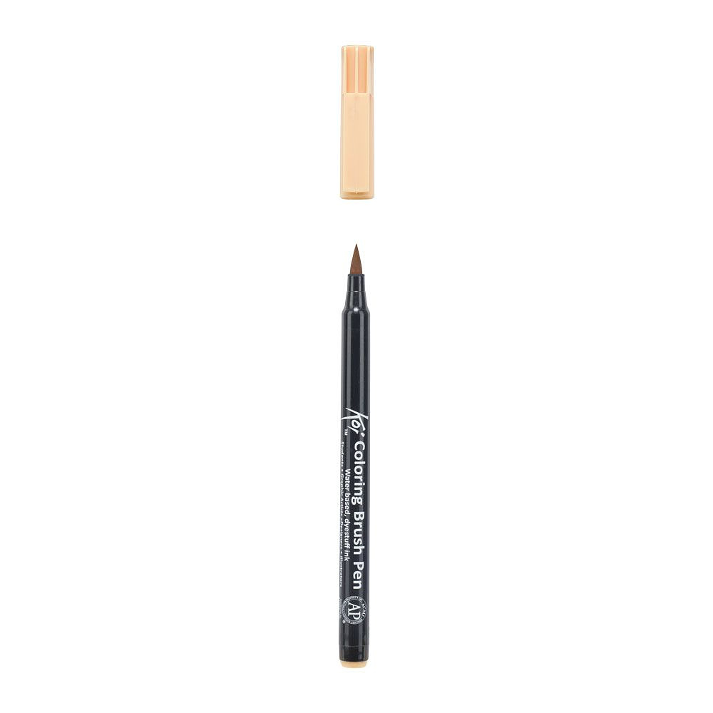 Маркер акварельный "Koi Color Brush", телесный - 3
