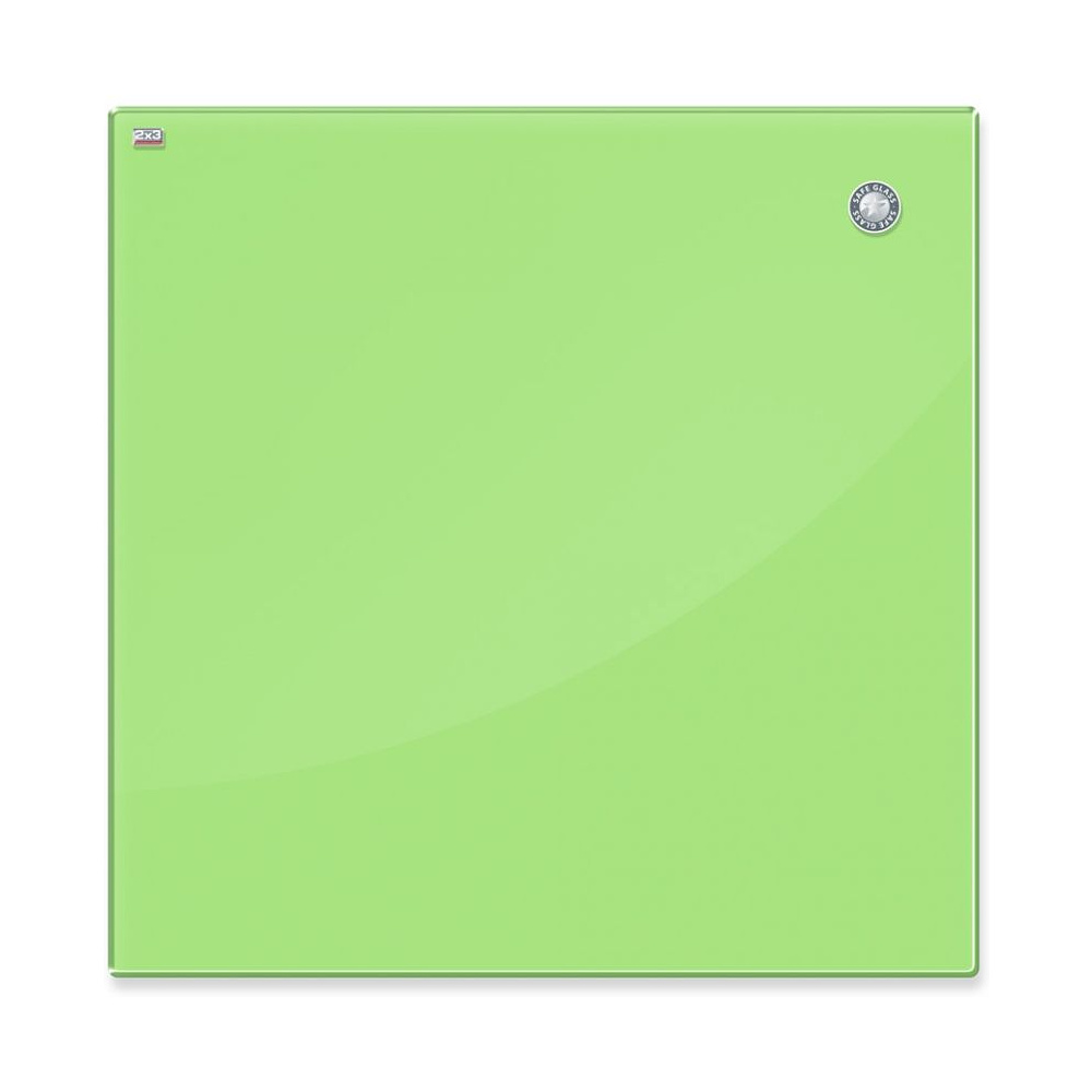 Доска стеклянная магнитно-маркерная "2×3", 45x45 см, черный - 2