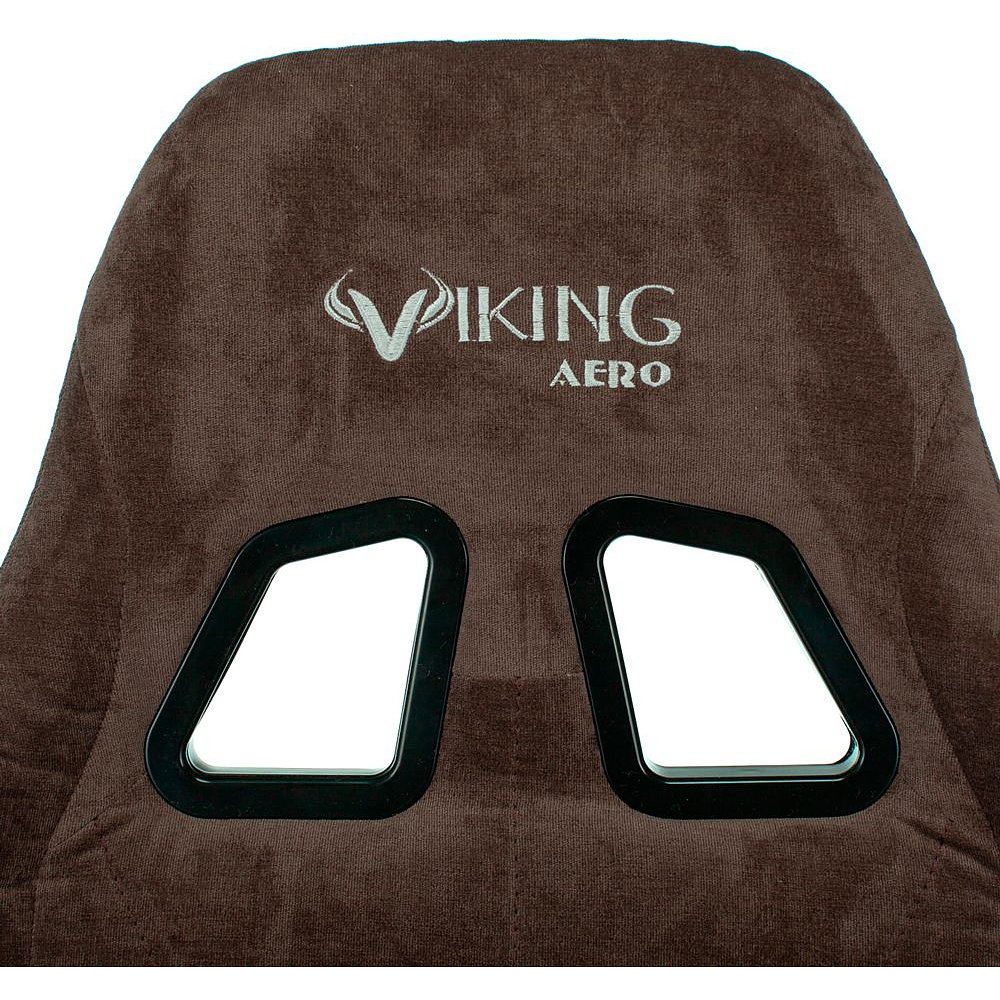 Кресло игровое Бюрократ VIKING KNIGHT Light-10, ткань, металл, темно-коричневый  - 8