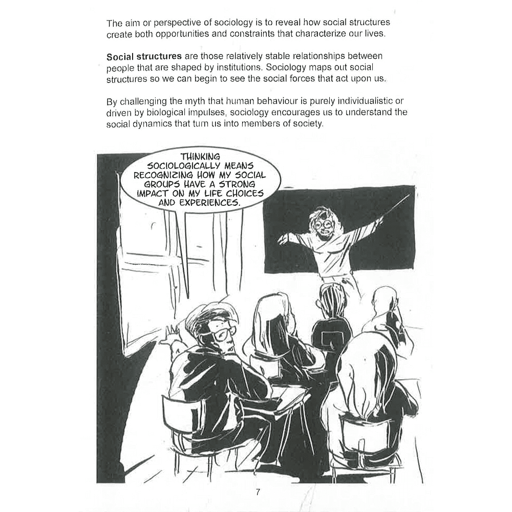 Книга на английском языке "Introducing Sociology: A Graphic Guide", John Nagle, Piero - 2