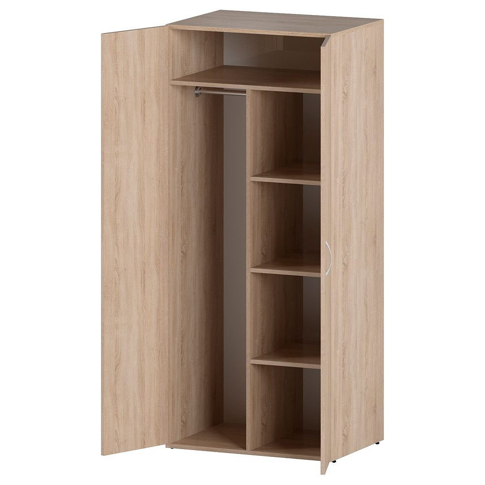 Коллекция Столица шкаф для одежды С-016Р, 800х592х1880 мм, дуб сонома