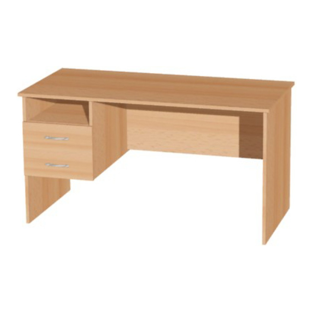 Коллекция Макси стол письменный М21, 1380х680х750 мм, бук