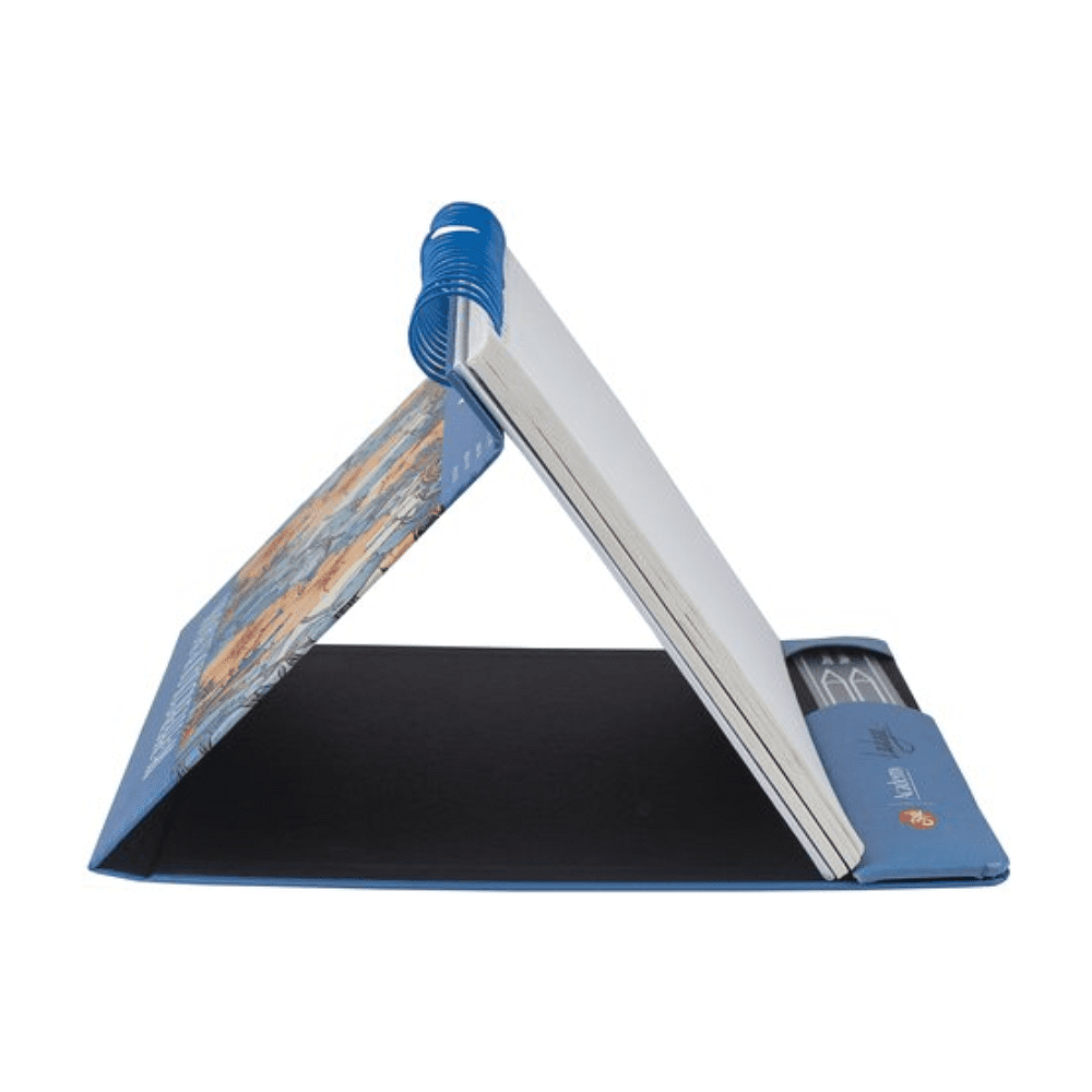 Скетчбук для акварели "Ладога", 17,5х25 см, 20 листов, синий - 8