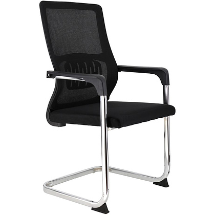 Кресло для посетителей EVERPROF EP-510 сетчатая ткань, черный