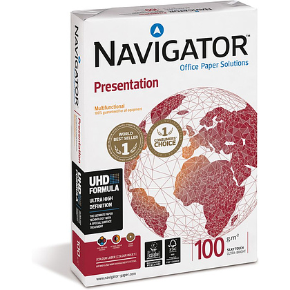 Бумага "Navigator Presentation", A4, 500 листов, 100 г/м2