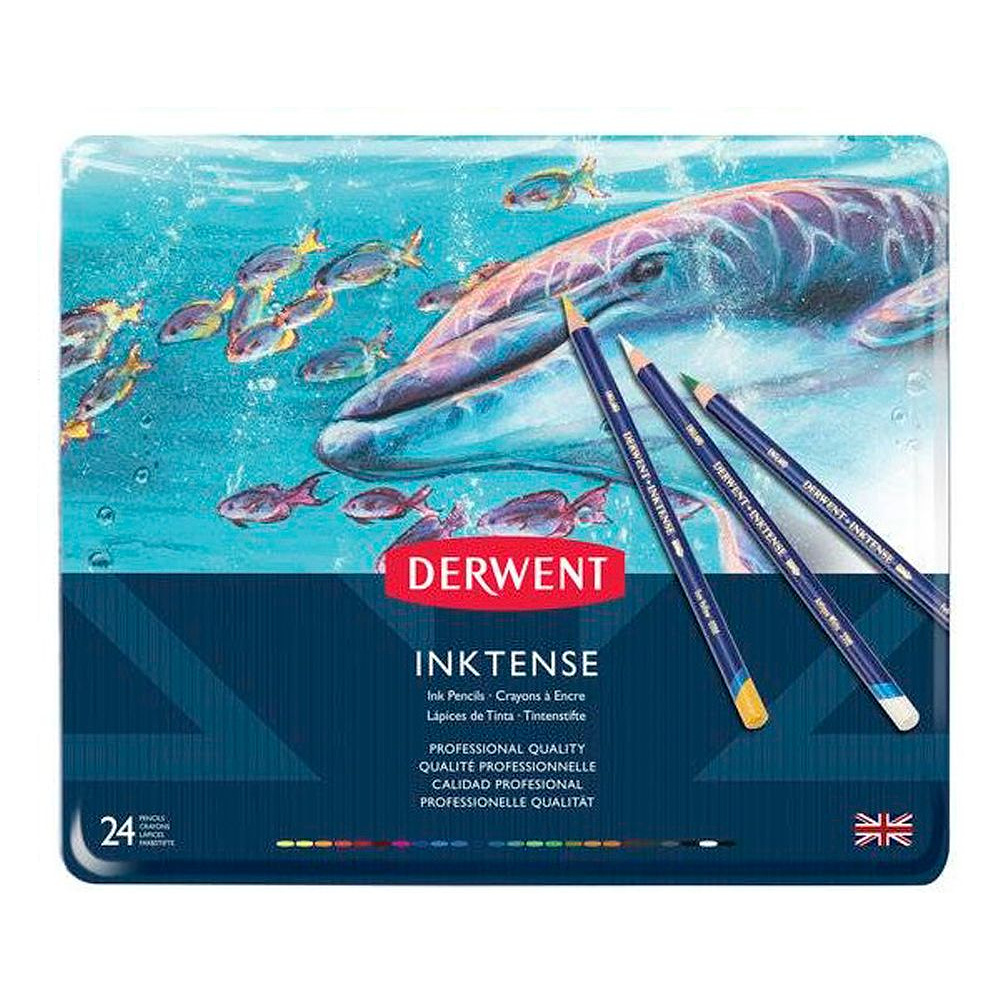 Набор акварельных карандашей "Inktense", 24 цвета - 2