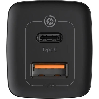 Сетевое зарядное устройство Baseus "CCGAN2L-B01" GaN2 Lite Quick Charger Type-C+USB, черный - 2