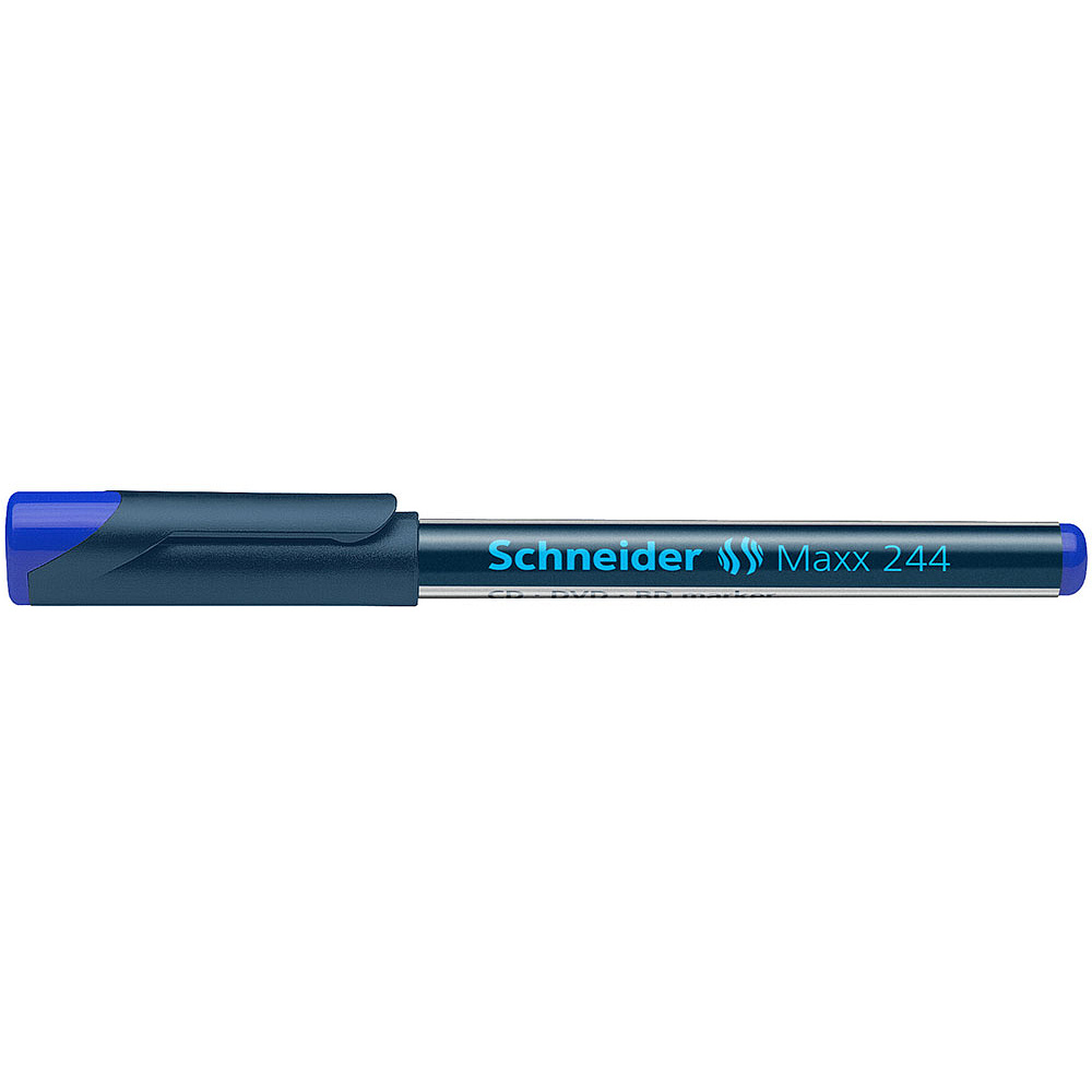 Маркер перманентный "Schneider Maxx 244", синий  - 3