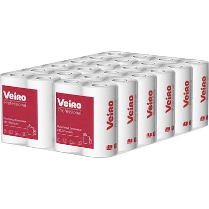 Полотенца бумажные Veiro Professional Premium, в рулонах, 2 рулона, 15 м, 2 слоя - 6