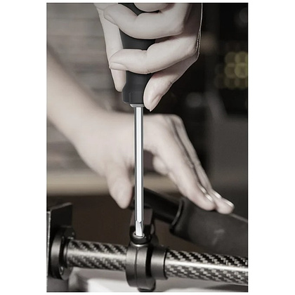 Отвертка Deli HS HT1055C, PH1х100 мм, Soft Touch, оранжевый - 5