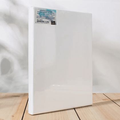 Бумага акварельная на подрамнике "Малевичъ", 15х20 см,  хлопок, 300 г/м2, среднее зерно - 5