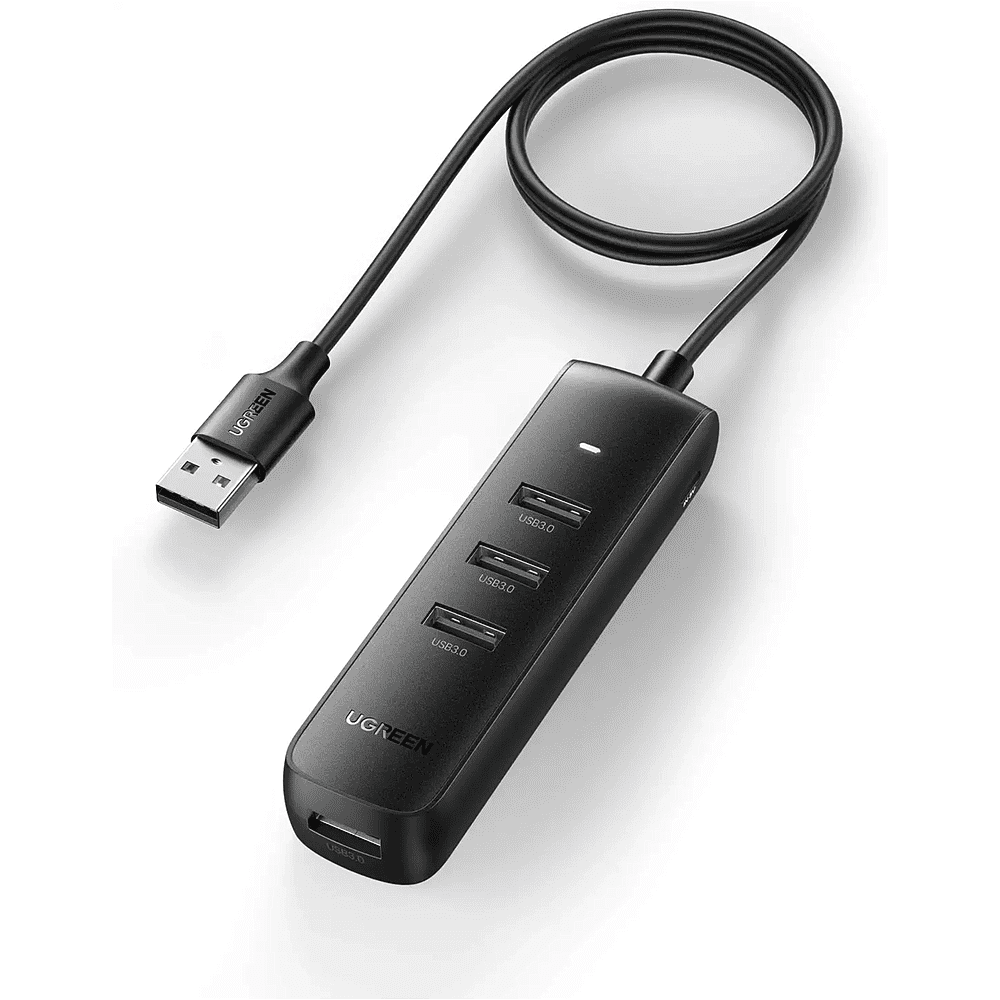 USB-хаб UGREEN CM416-80657 USB-A 3.0 to 4 USB-A 3.0, 1 m