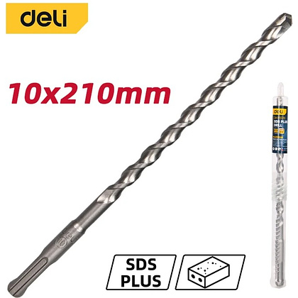 Бур по бетону Deli YS EDH-Y10210, 10x210 мм, SDS-PLUS - 2