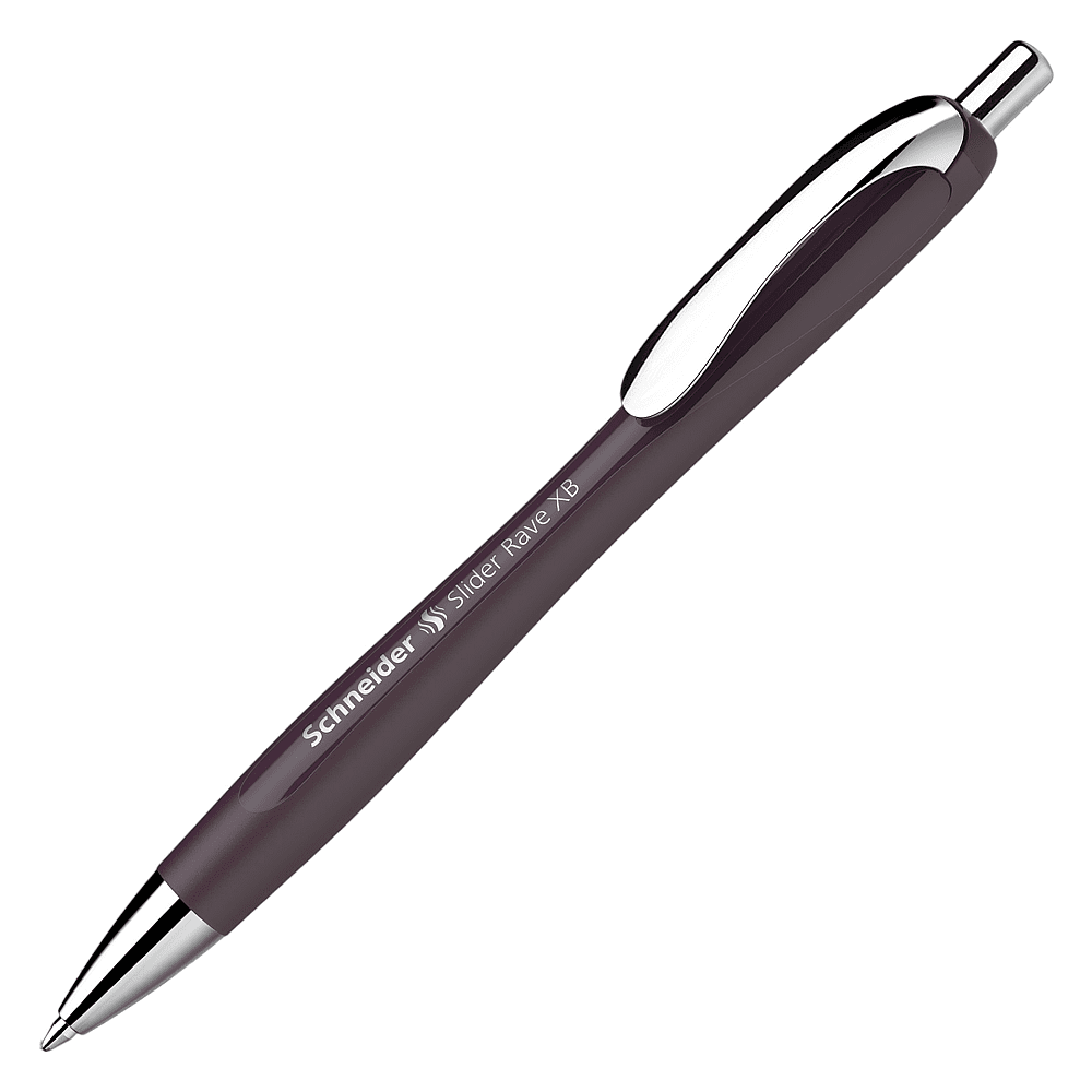 Ручка шариковая автоматическая "Slider Rave", пурпурный, стерж. синий